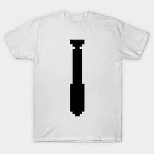 8-bit Tie - BLACK T-Shirt